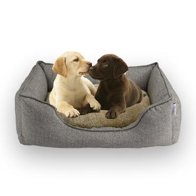 China Breathable Indoor Custom Dog Kennel Large Square Modern Pet Bed for sale