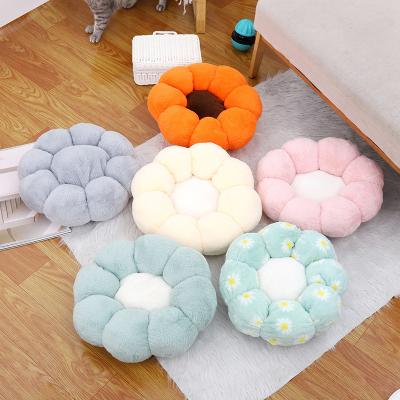 China Cute Breathable Deep Sleep Cat Bed Wholesale Warm Four Seasons Flower Kennel Pet Bed General Pet Supplies for sale