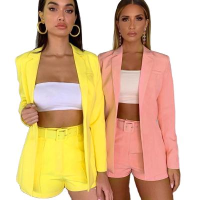 China top selling Anti-wrinkle products short long sleeve women clothing suits two piece set for sale