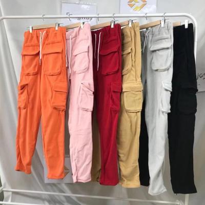 China HONGNUO S-2xl Anti-Wrinkle Spring Streetwear Men's Unisex Cargo Pants Pockets Jogging Pants Men's Casual Sports Sweatpants Pants for sale