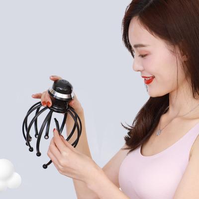 China Comfortable Beauty Health Care Customized Logo Octopus Head Scalp Massager for sale