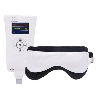 China 4-in-1 Portable Household Eye Massager Music Air Pressure Heating Comfy Infrared Glass Compress Warm Electric Eyes Massager for sale