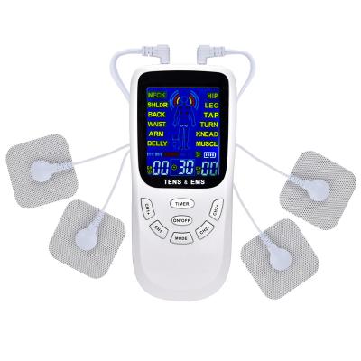 China Electric Household Massager 12 Modes Body Massager 12 Modes TEN Body Massager EMS Therapy Pulse Muscle Stimulator Pain Relief Health Care Instrument for sale