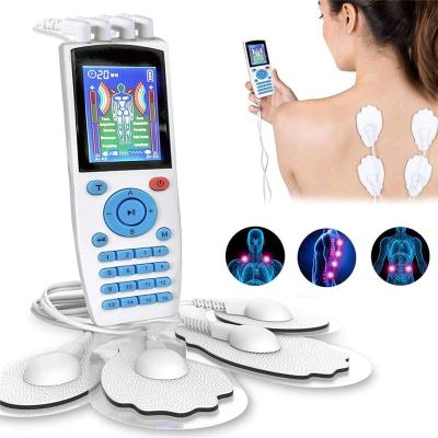 China Eletric 4 Channel Output 8 Pads Therapy Mat Digital Diagnose Physiotherapy Pain Muscle Massager for sale