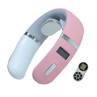 China Eletric With Remote Control Ten Function EMS Low Frequency Deep Heating Tissue Neck Massage for sale