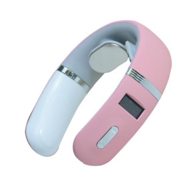 China Eletric U Shape Without Mini Electric Wireless Portable Remote Control Pulse Vibrating Smart Neck Massager for sale