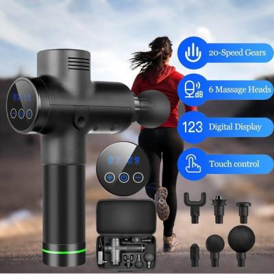 China New Muscle Tissue Vibration Rising Vibration Therapy Gun Percussion Athlete Sports Recove Comfortable Handheld Deep Massager Device for sale