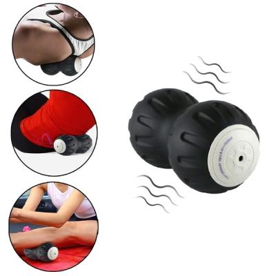 China Household Comfortable Massager Dual Vibration Peanut Massage Popular Electric Rechargeable Ball for sale