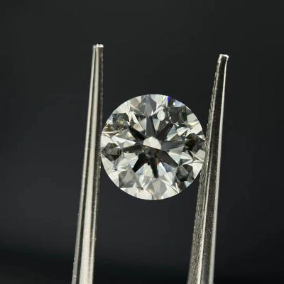 China Synthetic White Lab Developed Diamond Color Cut Round Brilliant Cut for sale