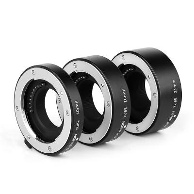 China Macro Shooting Auto Focus Micro 4/3 Auto Focus Extension Tube Set 10+16+21mm (Hybrid Combination) For Olympus Panasonic Lumix Cameras for sale