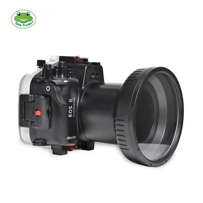 China Diving Seafrogs 40M/30ft Waterproof Shockproof Dustproof Housing Case for For Canon EOS R with 16-35mm f2.8/24-105mm f4.0/100mm f2.8 Lens for sale