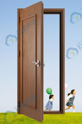 China Diseño de puerta única de acero inoxidable de seguridad insonorizada puerta de acero para el hogar en venta