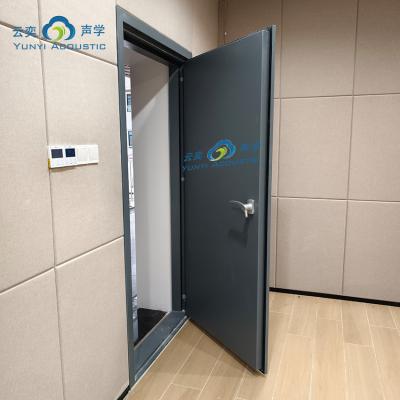 China Puerta de acero de metal completo para aislamiento acústico 72 mm 42 ± 3 dB Puerta insonorizada en venta