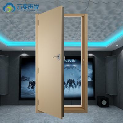 Chine Porte à isolation acoustique avec verre acoustique 60 minutes Porte à isolation acoustique unique ignifuge STC 45dB à vendre