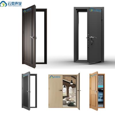 Chine Porte acoustique isolation acoustique Porte à 30 minutes résistante au feu Porte simple pour la salle de batterie Piano salle d'étude à vendre