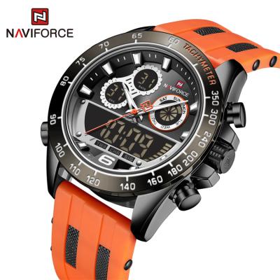 China Digital watches Auto date NAVIFORCE 9188T BBO new design with original TPU strap fashion watch brand quartz watch relojes for sale