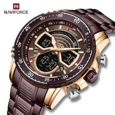 China Top Luxury Sport Watch Automatic Date NAVIFORCE 9189 RGCE Quartz Mens Watches Brand Clock Relogio Masculino Waterproof Wristwatches for sale