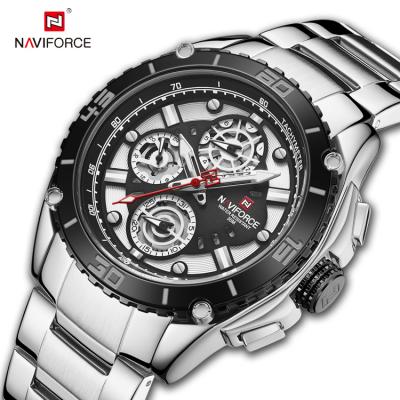 China NAVIFORCE 9179 Alarm SB Luxury Watches Sports Quartz Military Wristwatch For Men Synchronize Relogio 2020 for sale