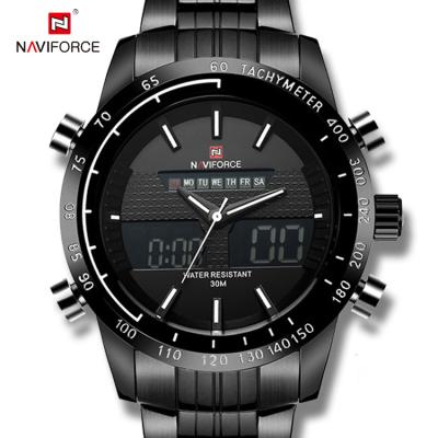 China Naviforce Date Classic Automatic Multifunctional Waterproof Quartz Wrist Watch Digital Men Watches 9024 for sale