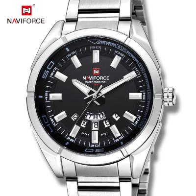 China Japan full motion SB naviforce 9038 calendar stainless steel black men watch wrist hot sale for sale