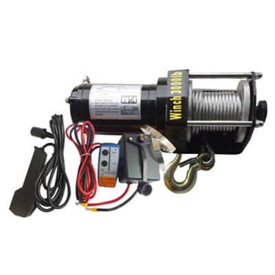 China AUTO Customized 12000lbs 12v 24v Professional Car Winch Offroad Self Rescue Winch With Handle Switch for sale