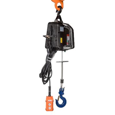 China Hotels Customized Portable Mini Electric Hoist Hoist Mini Hoist Traction Hoist Winch For Household for sale