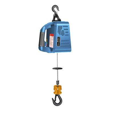 China Hot Sale 500kg 220v Portable Electric Hoist Wire Rope Traction Light Home Hoist For Hotels Towing for sale