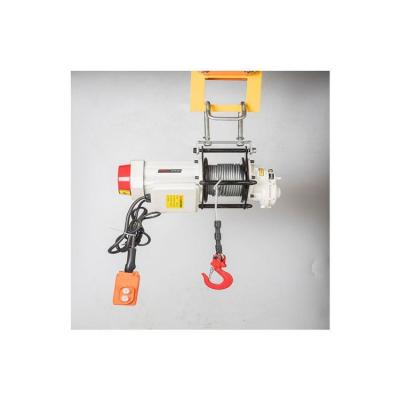 China 160kg-500kg 110V 220V Mini Electric Wire Rope Hoist/ Portable Suspension Electric Winch for sale