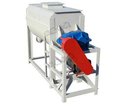 China 2 ton 2 cubic meter horizontal ribbon feed mixer for livstock heater cylinder plant for sale