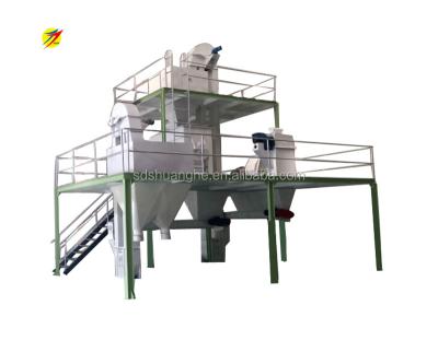 China Easy Operation Powder Feed Processing Line With High Output Feed And Ribbon Feed Hammer Mill Mixer for sale