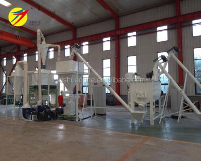 China Poultry Farm or Animal Feed Mill 2021 Hot Selling Complete Feed Pelletizer Making Small Feed Factory Chicken Feed Pellet Production Line for sale