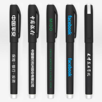 China Normal Wholesale Hot Sale Custom Glue Pen Logo Pen Soft Ink Pen for sale