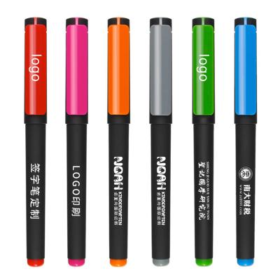 China Normal Wholesale Advertising Pens Custom Logo Plastic Gel Pens Gift Pens for sale