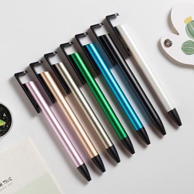 China Pen Wholesale Promotion Luxury Metal Cell Phone Holder Pens Personalized Gift Pens for sale