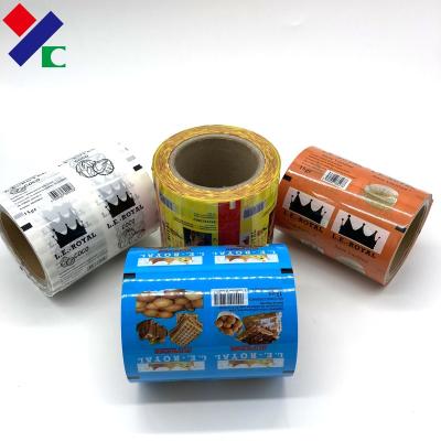 China Moisture proof chocolate bar packaging/cold seal film/laminated film/BLUE roll for sale