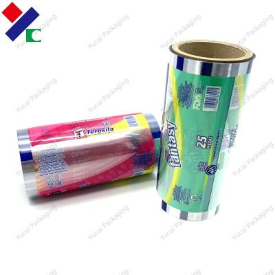 China Chocolate Packaging Cup Sealing Roll Plastic Film Cold Lamination Moisture Proof Different Kinds for sale