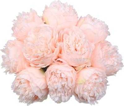 China Real Artificial Peony Bundle Flowers For Family Wedding Decoration Eternal Flowers For Home Decoration Cheap Flowers for sale