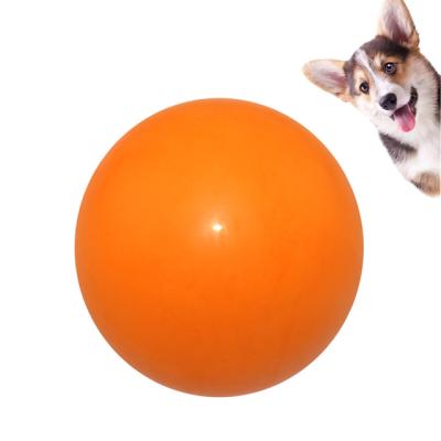 China Durable Durable Interactive Puppy Dog Chew Balls Rubber Solid Rolling Size Viable for sale