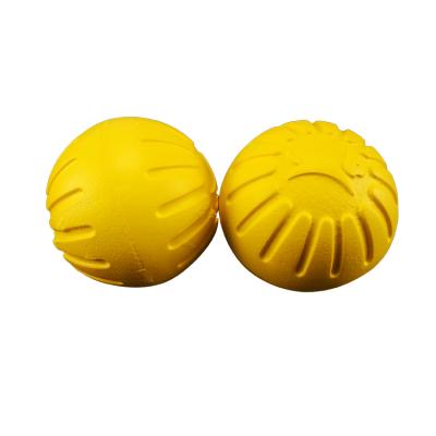 China 7cm Sustainable Stocked EVA Foam Floating Interactive Chew Ball Dog Toys Durable Dog Ball for sale