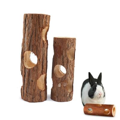 China Multiple Styles Viable Mini Wood Exercise Chew Teeth Worry Toy Pet Hamster Mouse Rabbit Molar Teeth Cleaning Stick for sale