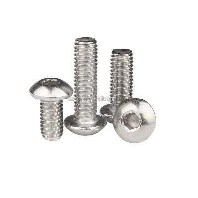 China Sus M8 Stainless Steel Bolts Around Main Plug Head Screws Half Around Head Bolts for sale