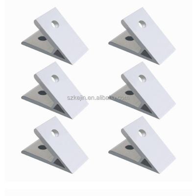 China Aluminum Alloy 45 Degree Angle For 3030 Aluminum Corner Brackets Profile Joint Corner Connectors Corner Braces for sale