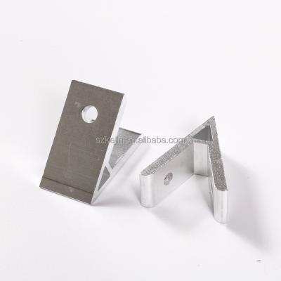 China Aluminum Alloy 45 Degree Angle For 4040 Aluminum Corner Brackets Profile Joint Corner Connectors Corner Braces for sale