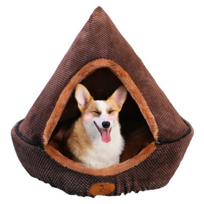 China Four Seasons Removable Closed Winter Pet Washing Mechanical Dog Kennel Universal Pet Tent Warm And Washable Tent for sale