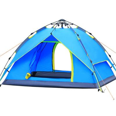 China Straight Bracing Type Automatic Outdoor Tent Double-Layer Tent Quick Opening Multi-person Outdoor Supplies for sale