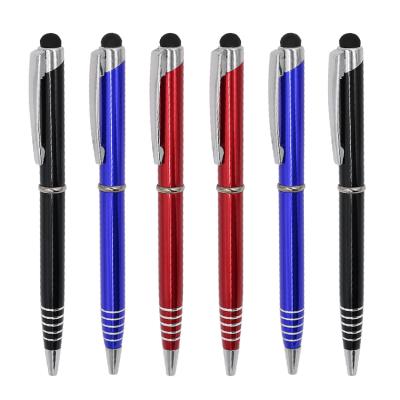 China Function 2 of Twistable in 1 Slim Metal Pen Stylus Pen Bulk for sale