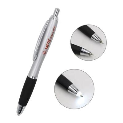 China Pen Click Metal Led Light Promotional Ballpoint Pen for sale