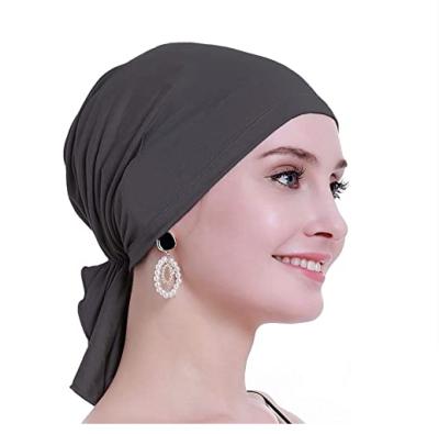 China Decoratin Chemo Headscarf For Women Hair Loss - Cancer Slip On Headwear Turbans Sealed Packaging for sale