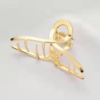 China Soft Hair Clips For Women Middle Fine Hair Non Slip Metal Hair Jaw Clamp Clips for sale