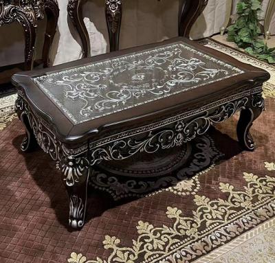 China Luxury European style living room coffee table set for sale